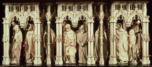Figurer av munke fra graven til Filip den dristige, hertugen av Burgund (1342-1404), av Jean de Marville (d.1389), Claus Sluter (d.14056) og Claus de Werve (ca. 1380-1439), bestilt for klosteret o av French School