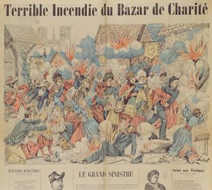 Brann ved Bazar de la Charite, 4. mai 1897 av French School