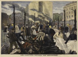 Brann ved Bazar de la Charite, Paris, 1897 av French School