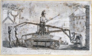 Brannpumpe i Lyon i 1808 av French School