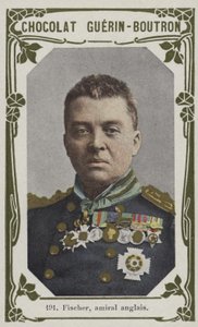 Fischer, britisk admiral (farget bilde) av French School