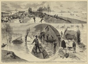 Flom i Frankrike, 1897 av French School