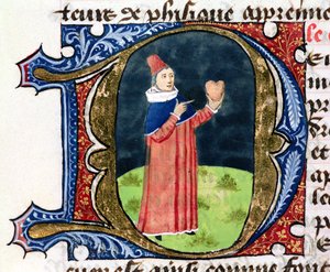 Fol.38v The Heart, fra Traite de Medecine av Aldebrande de Florence, 1356 av French School