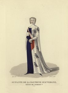 Tilhenger av Dauphine dAuvergne av French School