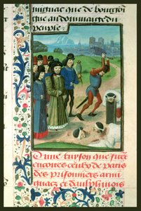 Fr 2680 f.268 Henrettelse av fangene, 1418 av French School