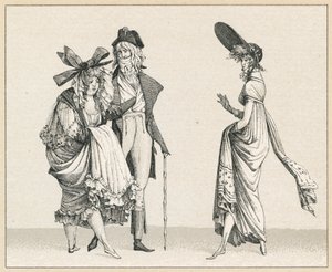 Frankrike XVIIIth Cent-kostyme av French School