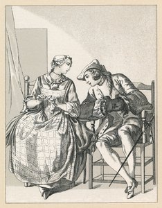 Frankrike XVIIIth Cent-kostyme av French School