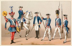 Frankrike XVIIIth Cent-kostyme av French School