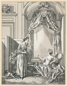 Frankrike XVIIIth Cent-kostyme av French School