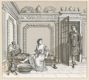 Frankrike XVIIth Cent-kostyme av French School