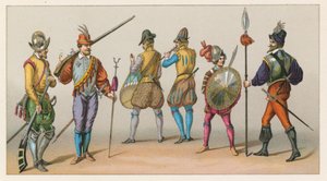 Frankrike XVIth Cent-kostyme av French School