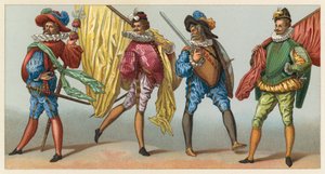 Frankrike XVIth Cent-kostyme av French School