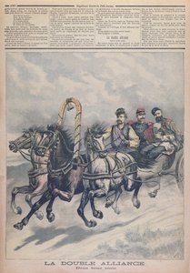 Franco-Russian Alliance, illustrasjon fra le Petit Journal, 1893 av French School