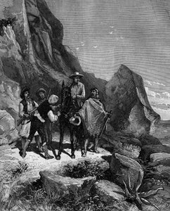 Francois Arago (1786 - 1853) dro i 1806 til Spania for å fullføre målingen av Meridianen og en kveld ble han lagt til kai av fire banditter. av French School