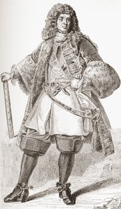 François de Neufville, 2. hertug av Villeroy, 1644 1730. Fransk soldat. Fra Les Heures Libres utgitt 1908. av French School