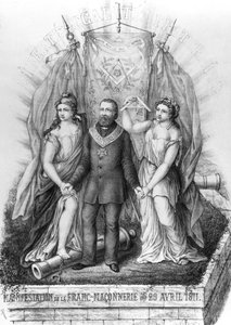 Frimureriet og kommunen, 1871 av French School
