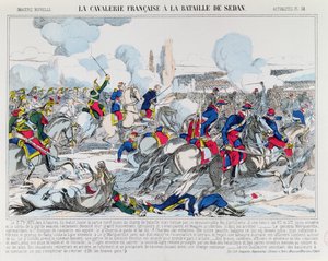 Franske kavaleritropper i slaget ved Sedan, 1. september 1870 av French School
