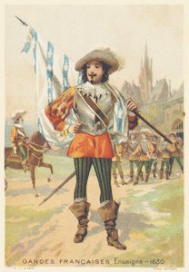 Franske vakter, fenrik i 1630 (Regiment d