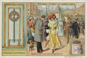 Fransk kjøttekstrakt (Bouillon), typisk veiscene av French School