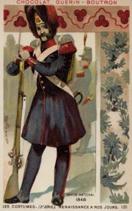Fransk nasjonalgarde, 1848 av French School