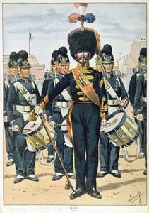Fransk marinekorps i 1837, ca. 1900 av French School