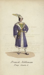 fransk adelsmann av French School
