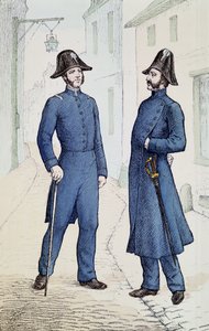Franske politimenn ca. 1829-30 av French School