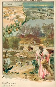 Fransk Sudan (chromolitho) av French School