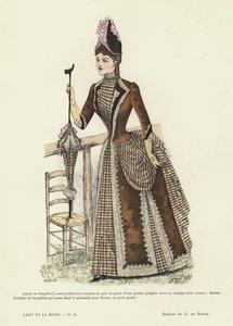 Fransk moteplate, 1885-86 av French School