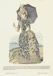 Fransk moteplate, 1885-86 av French School