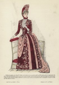 Fransk moteplate, 1885-86 av French School