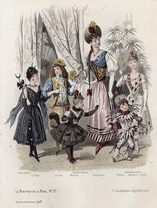 Fransk moteplate, sent på 1800-tallet