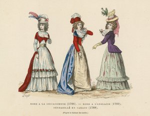 Fransk mote, sent på 1700-tallet av French School