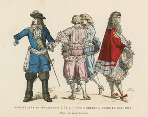 Franske herrekostymer, 1600-tallet av French School