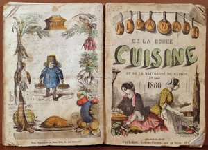 Forside av Almanach de la Bonne Cuisine et de la Mistress de Maison, 1860 av French School