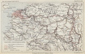 Northern Linguistic Frontier (farge litho) av French School