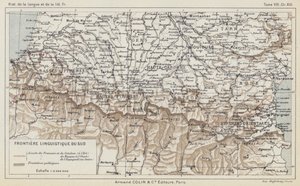Southern Linguistic Frontier (farge litho) av French School