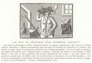 Frontispice av Le Pere Duchesne, 1790-tallet av French School