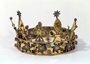 Begravelseskrone til Philippe av Frankrike (1342-1404) 1404 (gull, perler og edelstener)