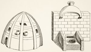 Ovner, som brukt av forskere og alkymister i middelalderen, fra Science and Literature in the Middle Ages av Paul Lacroix (1806-84) publisert London 1878 av French School