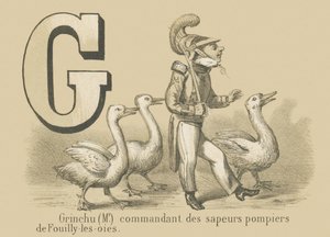 G: Grinchu (Mr) sjef for Fouilly-les-Oies brannvesen av French School