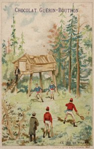 Spill tennis (chromolitho) av French School