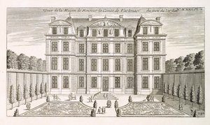 Hageforhøyning av grev Vartenaers hus, ca. 1720-tallet av French School