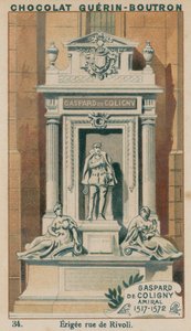 Gaspard de Coligny, admiral, 1517-1572, oppført rue de Rivoli av French School