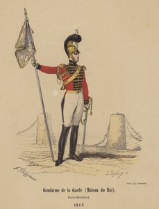 Gendarme of the Guard (House of the King), fanebærer av French School