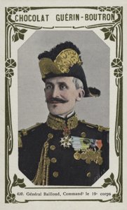 General Bailloud, kommanderende for det 19. korps (farget bilde) av French School