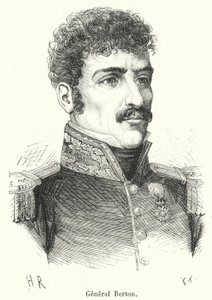 General Berton (gravering) av French School