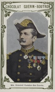 General Garnier des Garets (farget bilde) av French School