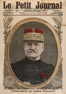 General Louis Archinard, forsideillustrasjon fra Le Petit Journal, bilagsillustre, 21. oktober 1917