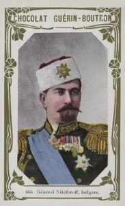 General Nikiforoff, bulgare (farget bilde) av French School